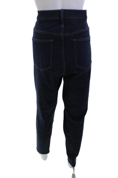 Madewell Womens Mom Tapered Dark Blue High-Rise Jeans Inseam 30 Size 36