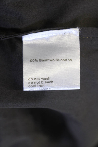 Akris Punto, Women Black Shift Dress 3/4 Sleeve Cotton Designer Size 6