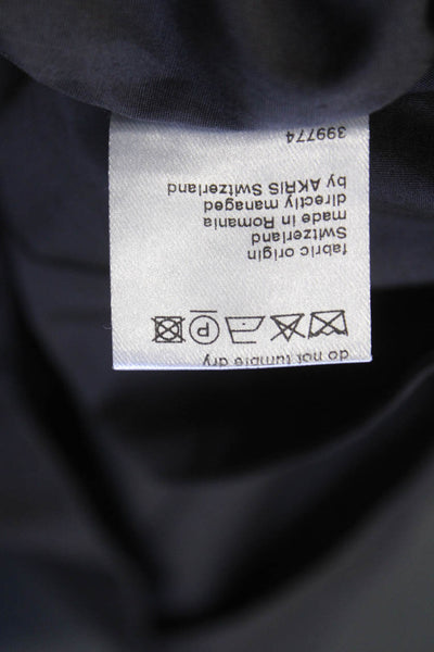 Akris Punto, Women Black Shift Dress 3/4 Sleeve Cotton Designer Size 6