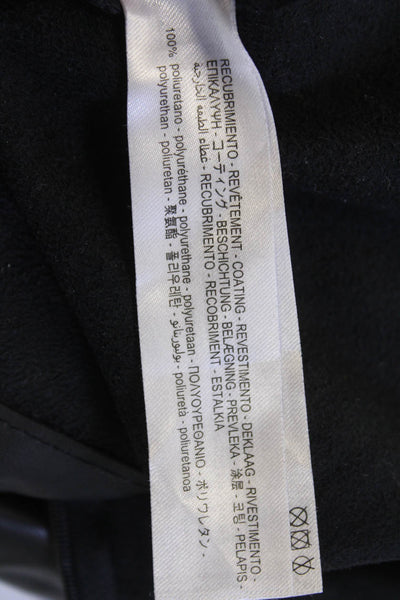 Zara Women's Zip Closure Faux Leather Skort Black Size XS