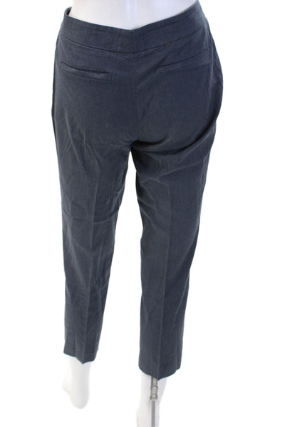 Akris Punto Women's Button Closure Straight Leg Dress Pants Gray Size 6