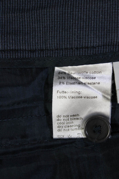 Akris Punto Women's Button Closure Straight Leg Dress Pants Gray Size 6