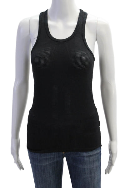 Pheel Women Basic Sleeveless Tank Black Size XS