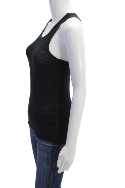 Pheel Women Basic Sleeveless Tank Black Size XS
