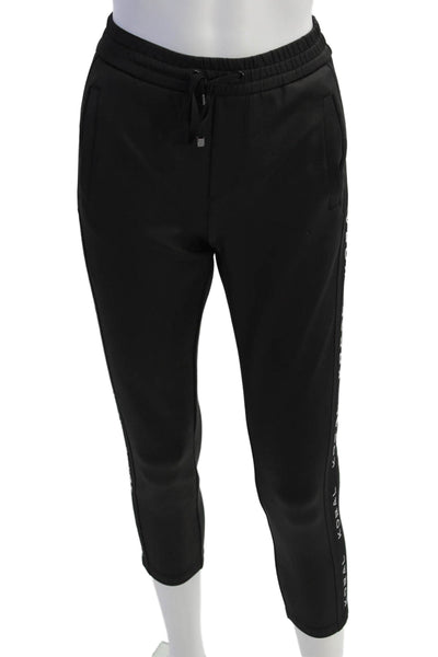 Koral Women's Drawstring Waist Tapered Leg Athletic Pants Black Size S
