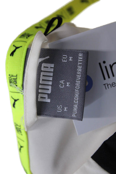 Puma Women's Collared Long Sleeves Colorblock Track Shirt Size M