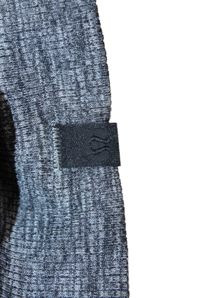 Lululemon Unisex Pullover Sweater Dark Gray Nylon Blend Long-Sleeve Size 6