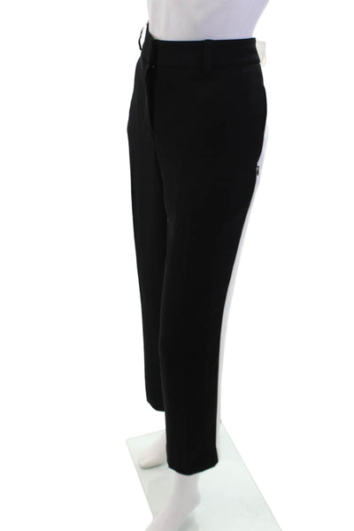 Per Se Womens Straight Dress Pants Black Size 8