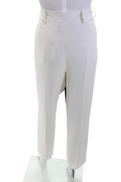 Per Se Womens Straight Dress Pants Black Size 8