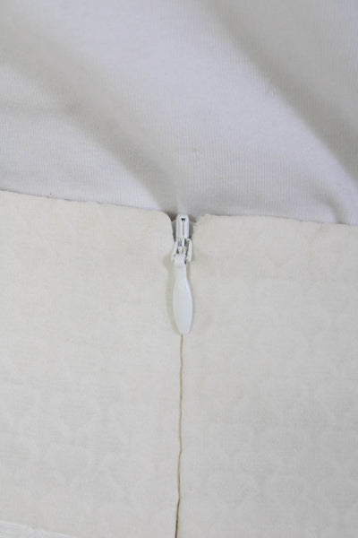 Doncaster Womens Straight Skirt White Size 10