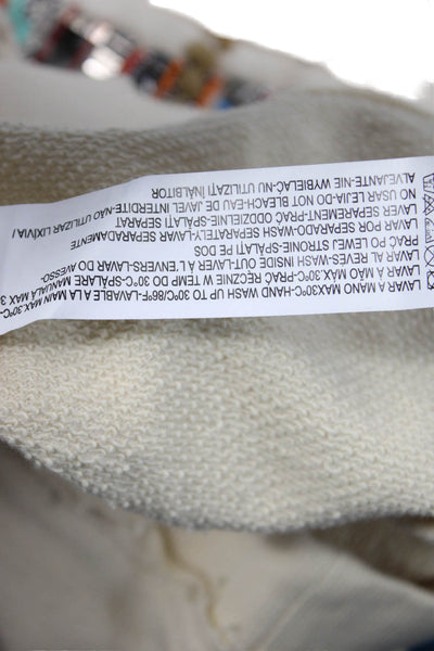 Zara Trafaluc Women Beige Aztec Sweatshirt Round Neck Long Sleeve Size S