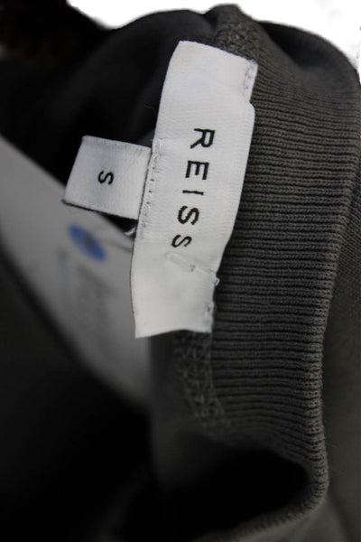 Reiss Mens Dark Gray Cotton Crew Neck Short Sleeve T-Shirt Size S