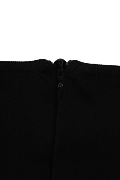 Bec & Bridge Women Bodycon Pencil Dress Black Sleeveless Tie Mid-Calf Size 2