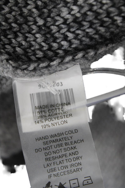 Vince Camuto Women's V-Neck Long Sleeves Button Up Cardigan Gray Size XS