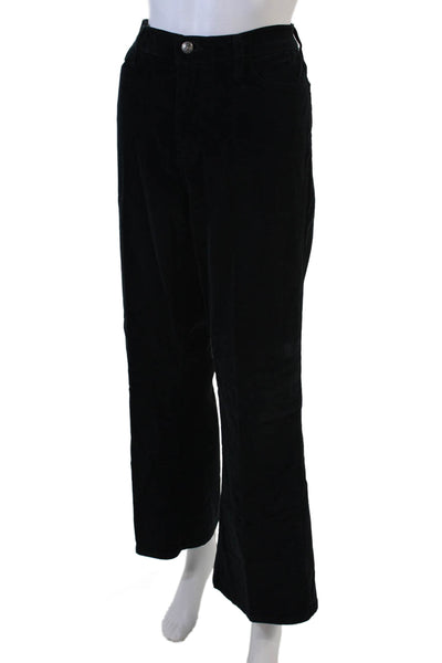 NYDJeans Womens Cotton Corduroy Pants Black Size 12P