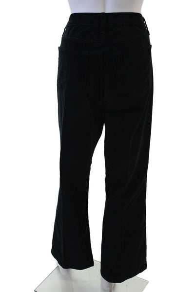 NYDJeans Womens Cotton Corduroy Pants Black Size 12P