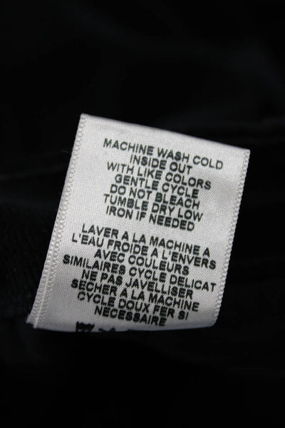 NYDJeans Womens Cotton Corduroy Pants Black Size 12P
