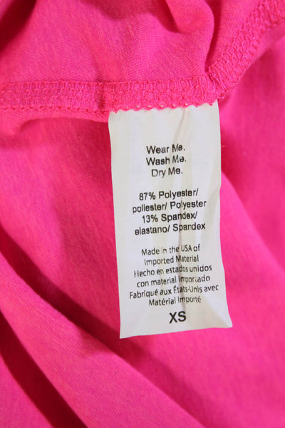 Beyond Yoga Womens High Rise Stretch Knit Ankle Leggings Neon Pink Size XS