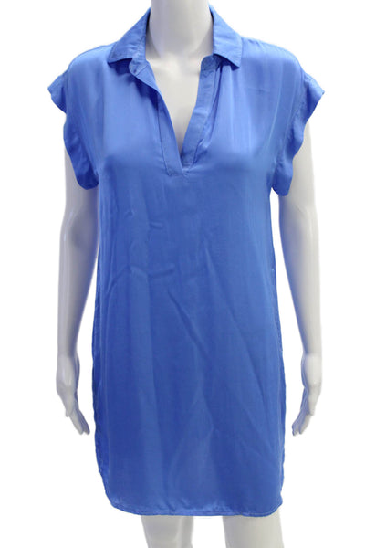 Bella Dahl Womens Sheath Dress Blue Size XS