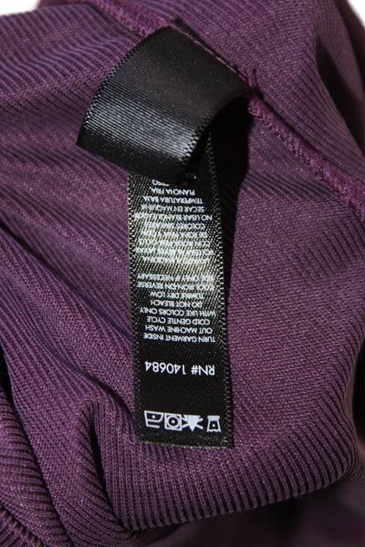 Koral Women Purple Basic Sleeveless Tank Crewneck Size M