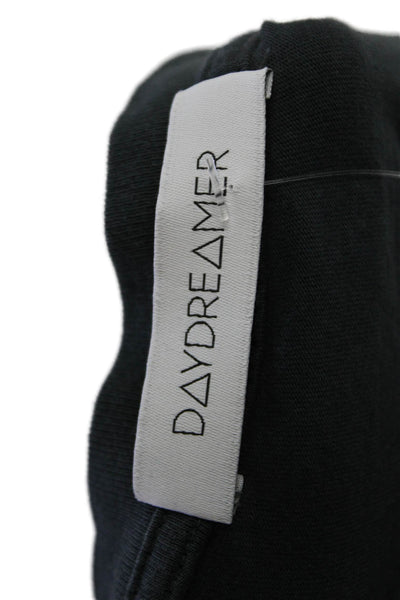 Daydreamer Women Black 80s Graphic Crew Neck Sleeveless Tank Size S