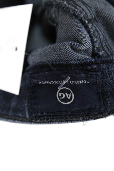 AG Adriano Goldschmied Womens Petite Ankle Skinny Jeans Dark Blue Size 24