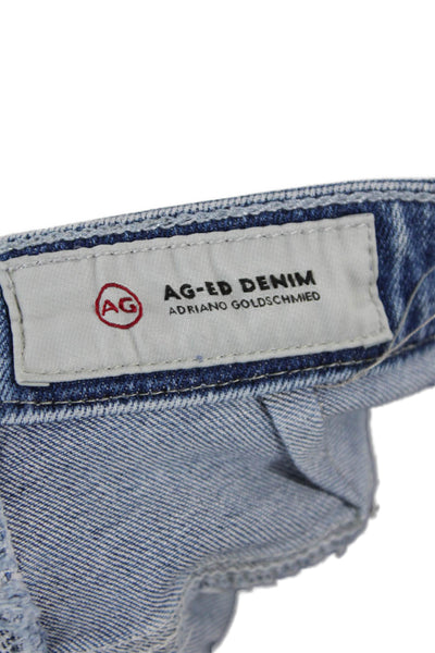 AG Adriano Goldschmied Womens Ankle Skinny Jeans Blue Low Rise Size 24