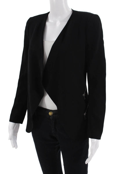 Zara Woman Womens Open Blazer Jacket Black Size S