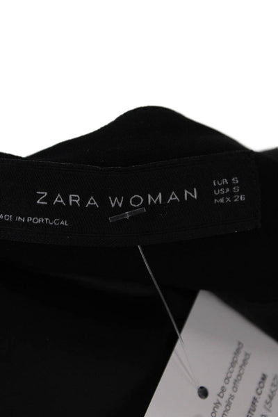 Zara Woman Womens Open Blazer Jacket Black Size S