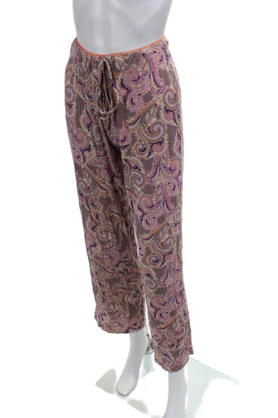 Cynthia Rowley Womens Textured Straight Casual Pants Nude Size S