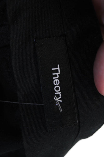 Theory Mens Wool Textured Zip Pleated Dress Pants Gray Size EUR 30