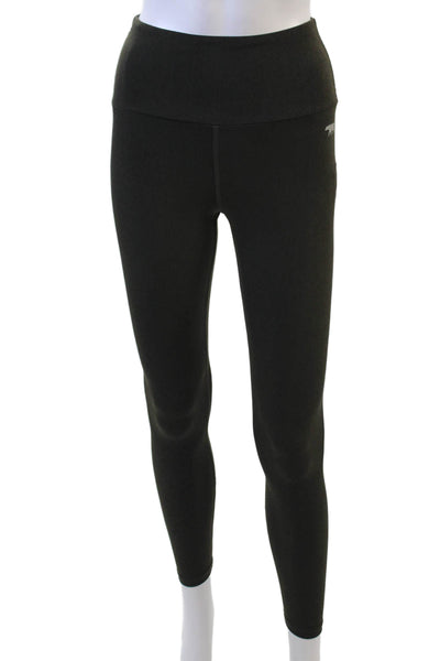 Running Bare Women's Midrise Full Length Athletic Legging Green Size 2/4