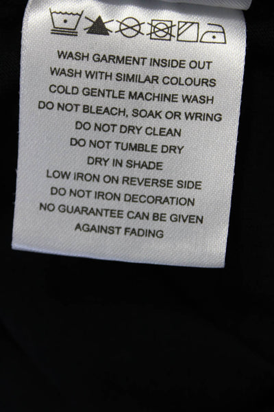 Running Bare Womens Black Jersey Tank Animal Graphic Cotton Size 12