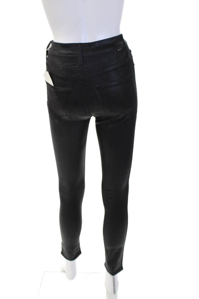Mother Women Skinny Ankle Jeans Black Size 25
