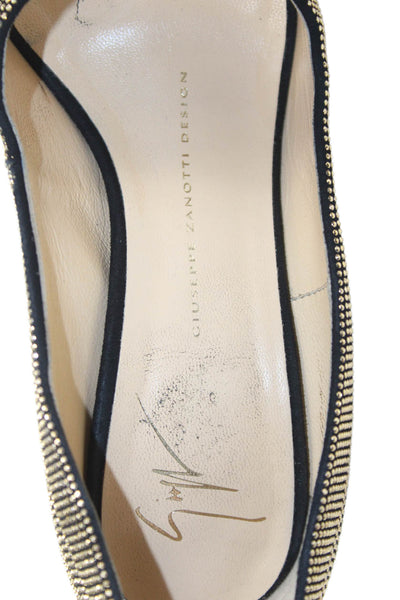 Giuseppe Zanotti Design Womens High Heels Gold Size 6.5