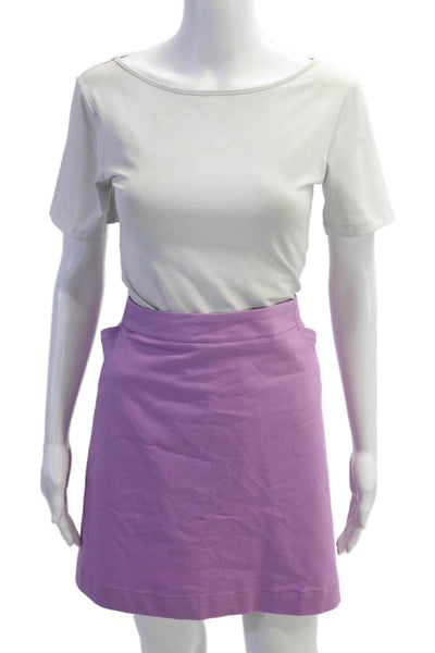 Nike Golf Womens Solid Four Pocket Mini Skort Purple Size XL
