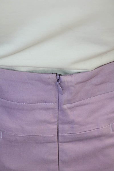 Nike Golf Womens Solid Four Pocket Mini Activewear Skort Purple Size 16