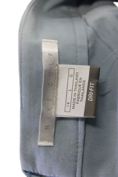 Nike Golf Womens Four Pocket Zip Up Mini Activewear Skort Light Blue Size 14