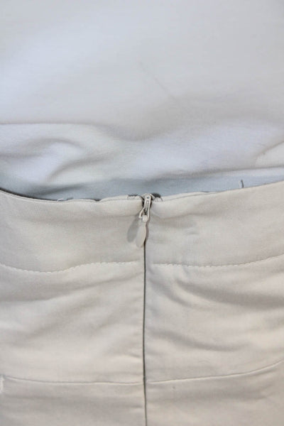 Nike Golf Womens Zip Up Four Pocket Activewear Mini Skort Beige Size 16