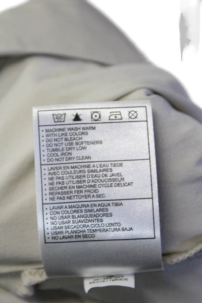 Nike Golf Womens Solid 4 Pocket Zip Up Mini Skort Beige Size 14