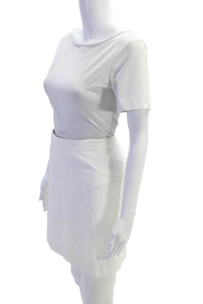 Nike Golf Womens Solid Four Pocket Mini Skort White Size 14