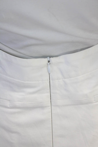 Nike Golf Womens Solid Four Pocket Mini Activewear Skort White Size 14