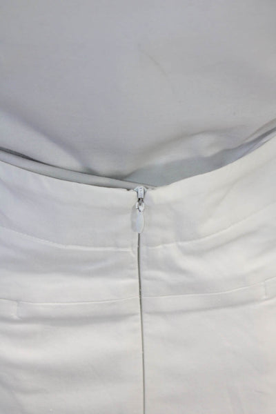 Nike Golf Womens Solid Four Pocket Mini Activewear Skort White Size 14