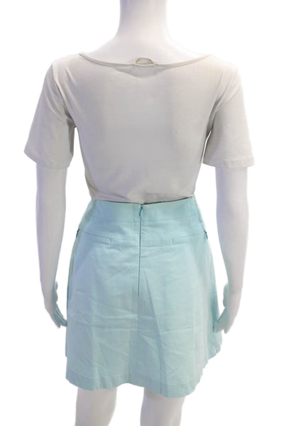 Nike Golf Womens Solid 4 Pocket Mini Activewear Skort Light Blue Size 16