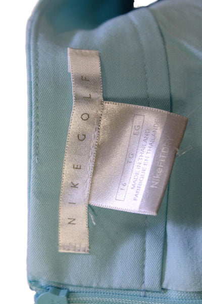 Nike Golf Womens Solid 4 Pocket Mini Activewear Skort Light Blue Size 16