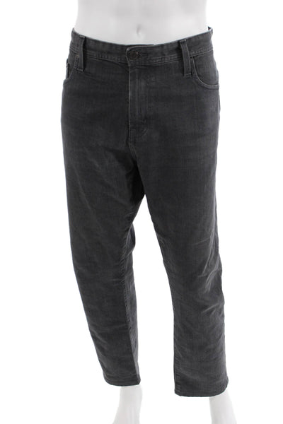 AG Adriano Goldschmied Mens Cropped Dark Gray Pants Big & Tall Size 38