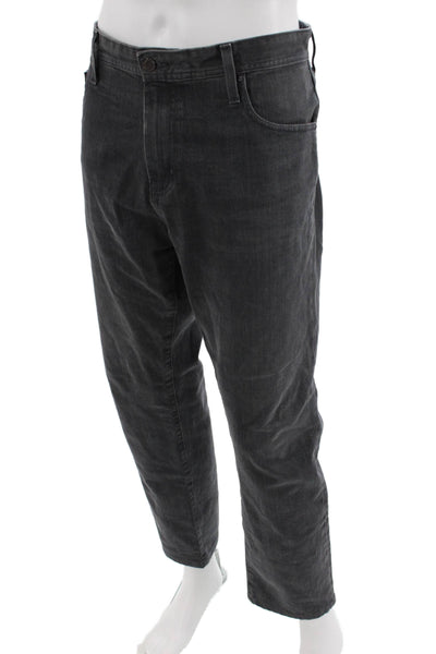 AG Adriano Goldschmied Mens Cropped Dark Gray Pants Big & Tall Size 38