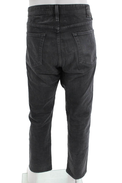 AG Adriano Goldschmied Mens Cropped Dark Gray Pants Big & Tall Size 38