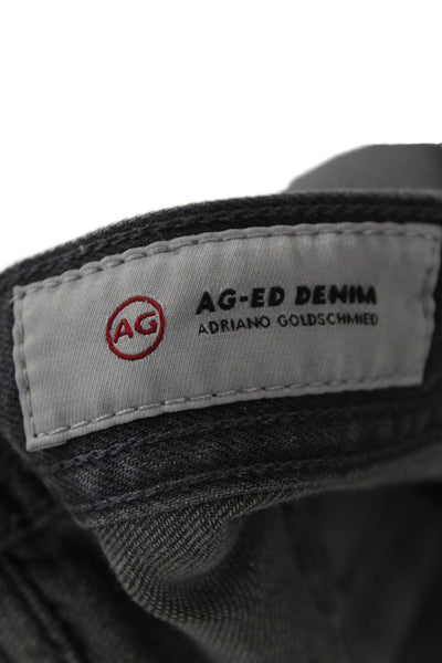 AG Adriano Goldschmied Mens Cropped Dark Gray Pants Big & Tall Size 38