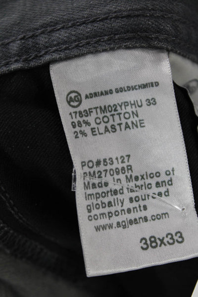 AG Adriano Goldschmied Mens Cropped Dark Gray Pants Big & Tall Size 38